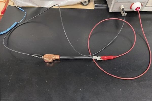 漏れ電流テストの様子